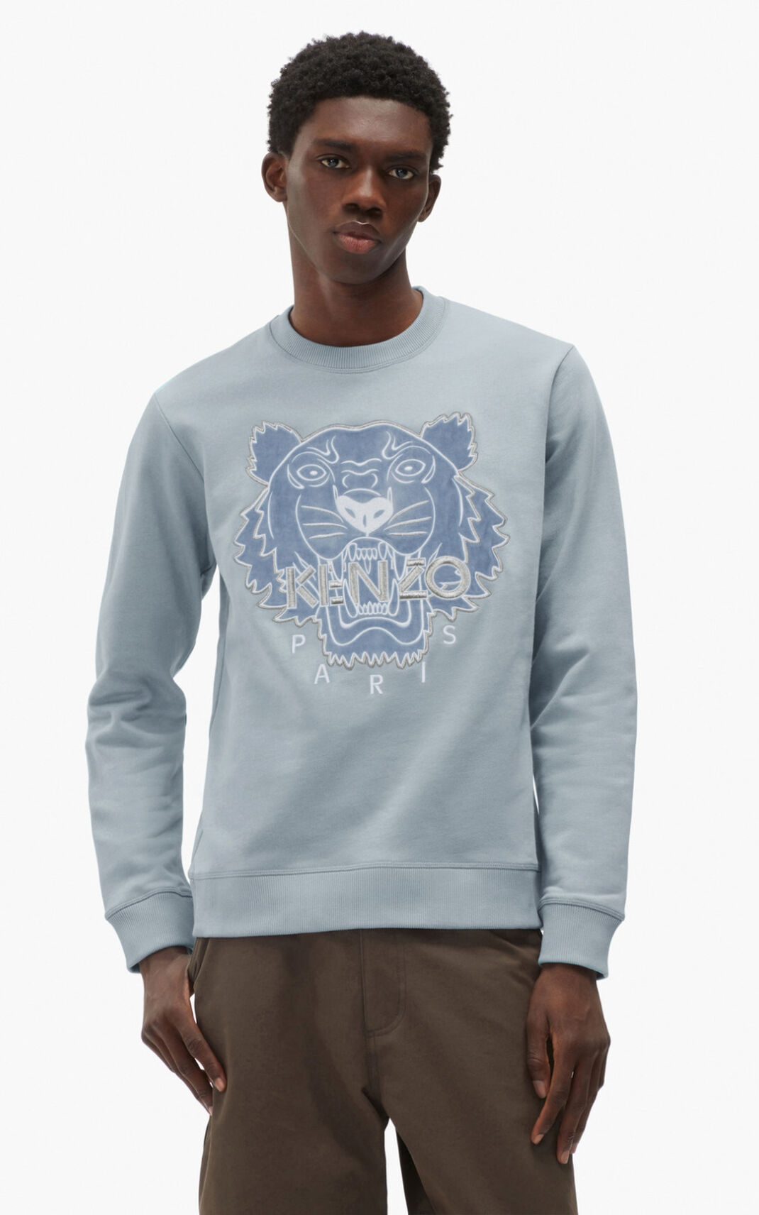 Sweat Kenzo The Hiver Capsule Tiger Homme Grise | ZGVJ-80673